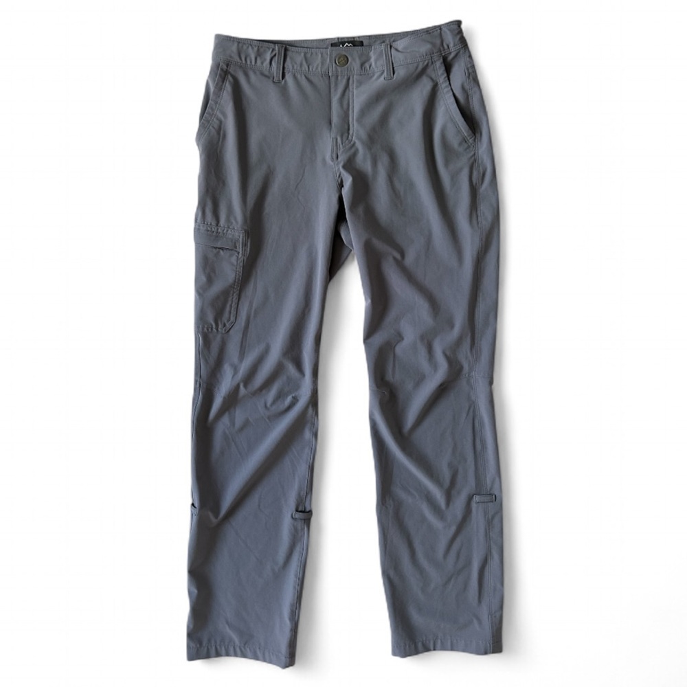 REI Kornati Roll-Up Pants Hiking Trail Utility UPF 50 Outdoor Gorp Travel Gray 6 - Picture 1 of 16